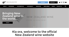 Desktop Screenshot of nzwine.com